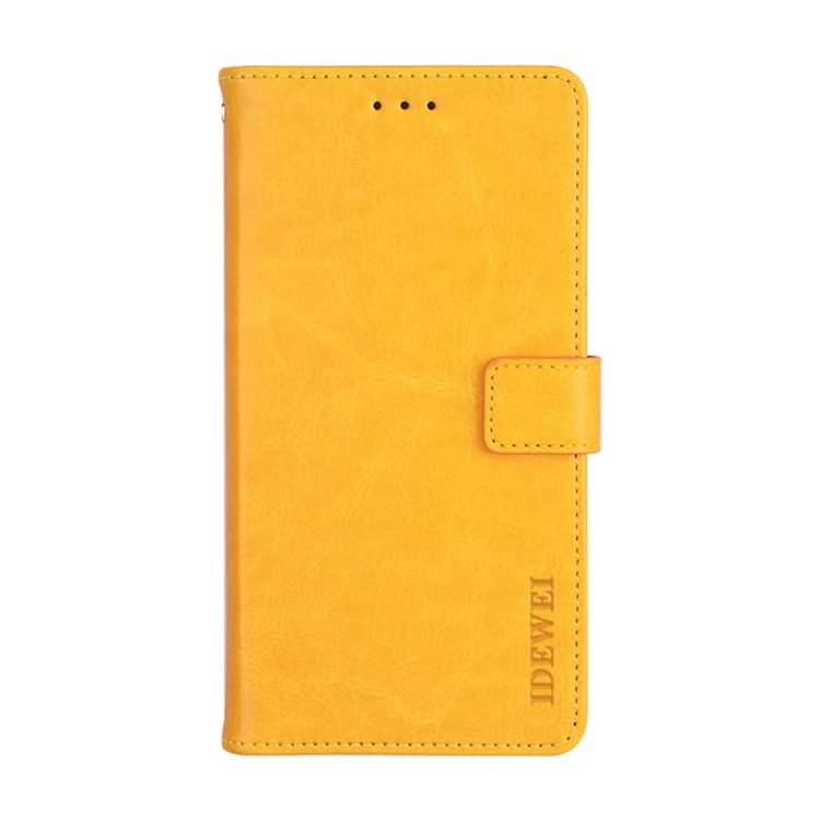 IDEWEI pénztárca huzat Oukitel C19 sárga akciós termékkép 1