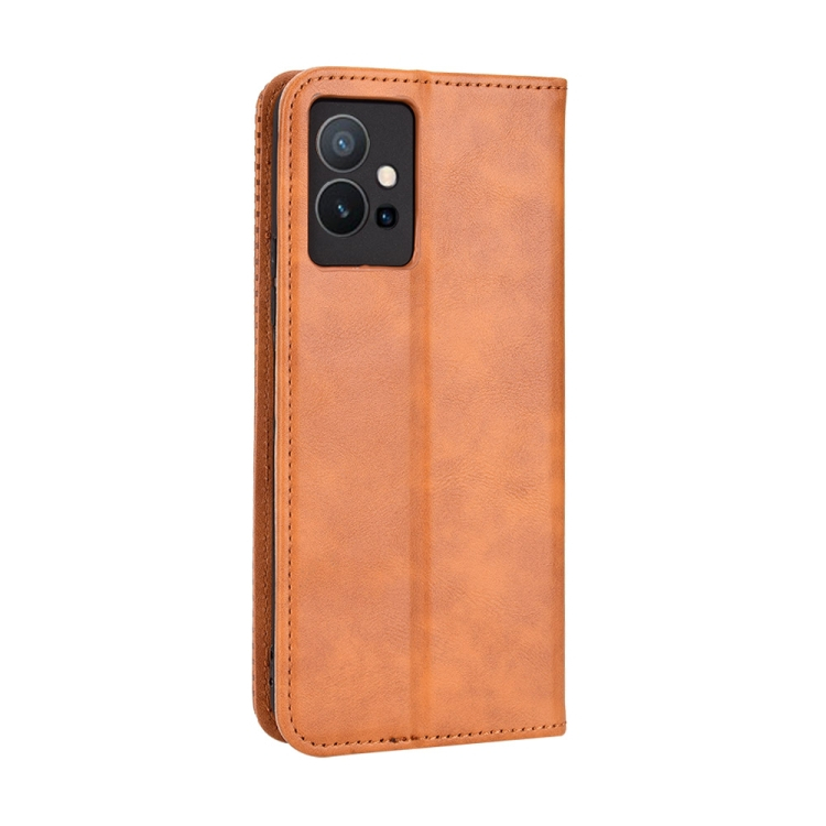 BUSINESS pénztárcahuzat Vivo Y55 5G barna színben termék 2. képe