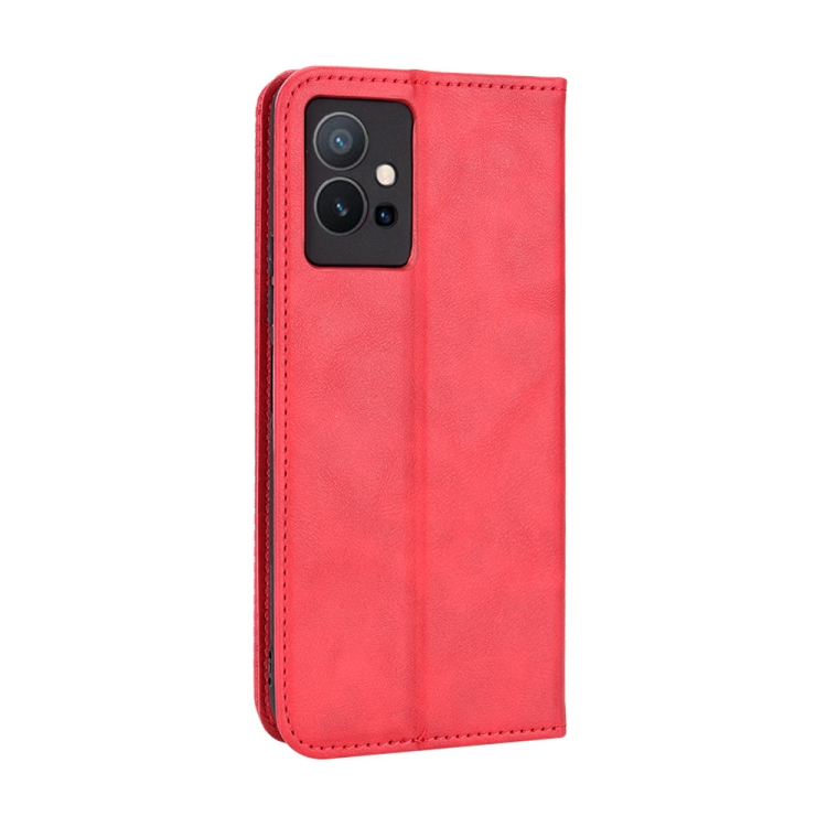 BUSINESS pénztárcavédő Vivo Y55 5G piros termék 2. képe