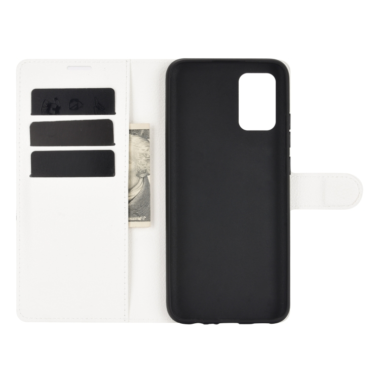 LITCHI Wallet fedél Samsung Galaxy A02s fehér termék 2. képe