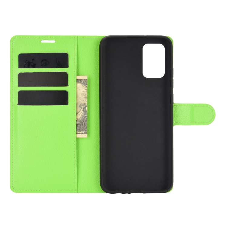 LITCHI Wallet fedél Samsung Galaxy A02s zöld termék 2. képe