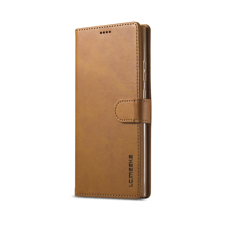 IMEEKE Wallet tok Samsung Galaxy Note 20 világosbarna termék 2. képe