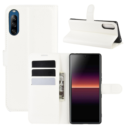 LITCHI Wallet tok Sony Xperia L4 fehér akciós termékkép 1
