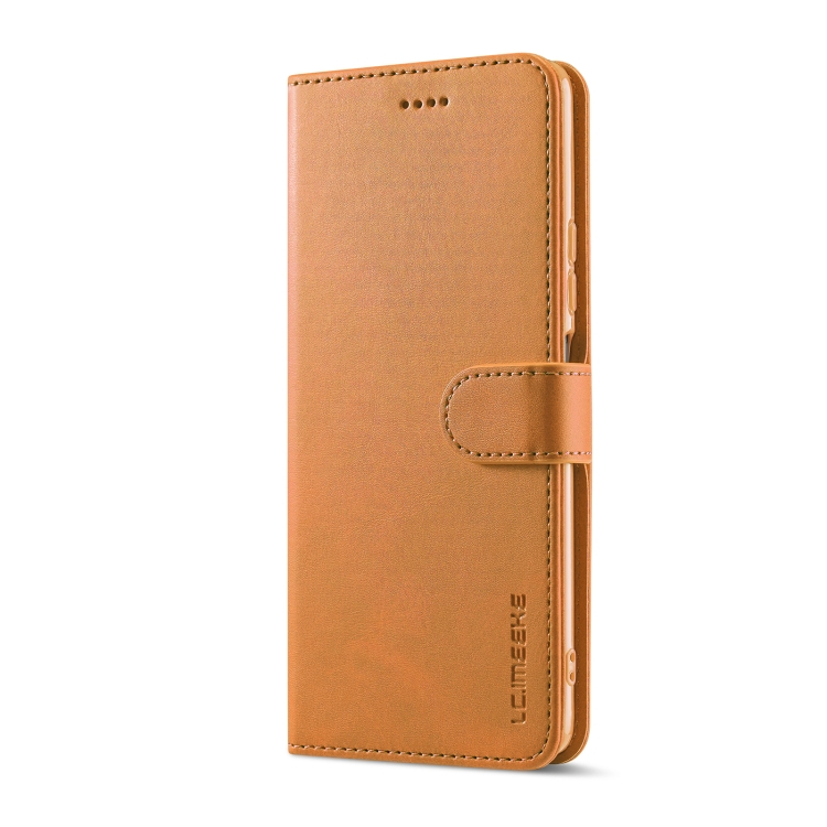IMEEKE Wallet tok Xiaomi 12 Pro telefonhoz világosbarna termék 2. képe