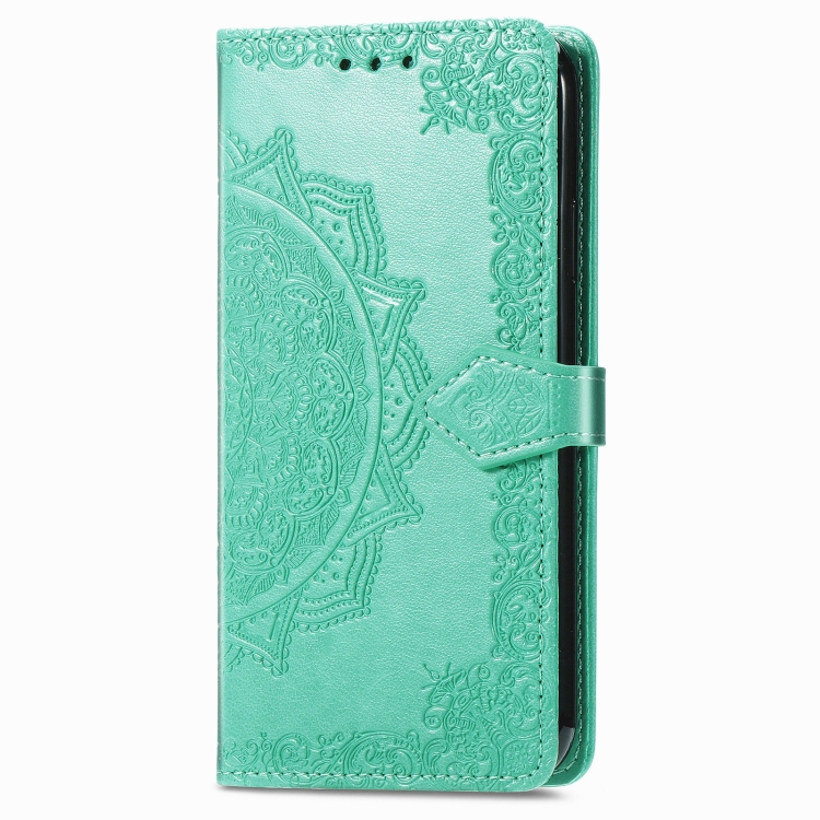 ART Pénztárcahuzat Xiaomi Mi 10T / Mi 10T Pro ORNAMENT zöld akciós termékkép 1