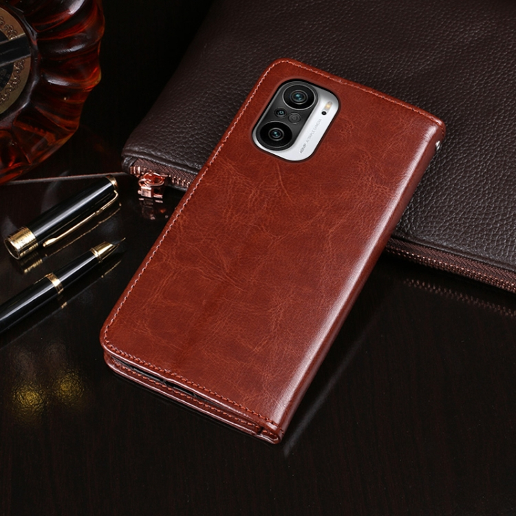 IDEWEI Wallet tok Xiaomi Poco F3 világoskék termék 2. képe