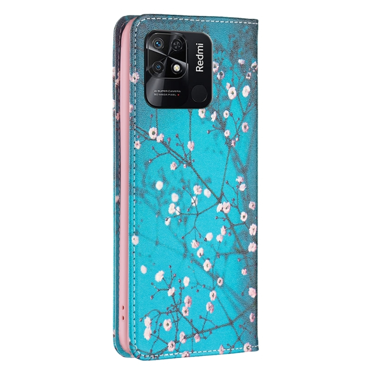 ART pénztárca huzat Xiaomi Redmi 10C SZILVAVIRÁG termék 2. képe