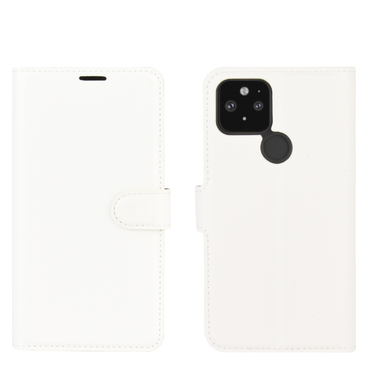 LITCHI Wallet borító Google Pixel 4a 5G fehér akciós termékkép 1