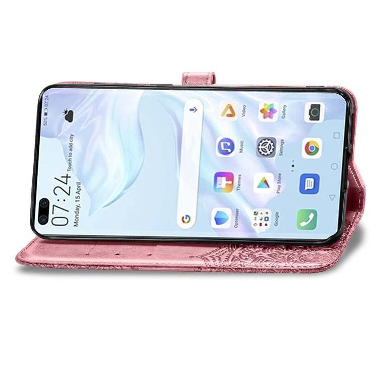 ART Pénztárca borító Huawei P40 ORNAMENT rózsaszín termék 2. képe
