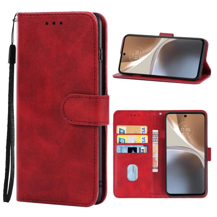 SMOOTH Pénztárca tok Motorola Moto G32 piros termék 2. képe