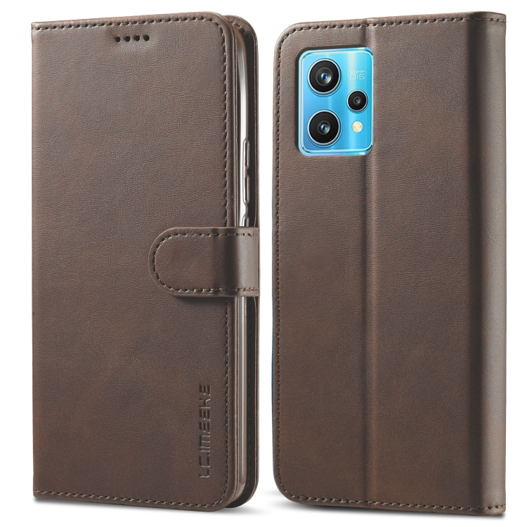 IMEEKE Wallet tok Realme 9 Pro+ / Realme 9 barna akciós termékkép 1