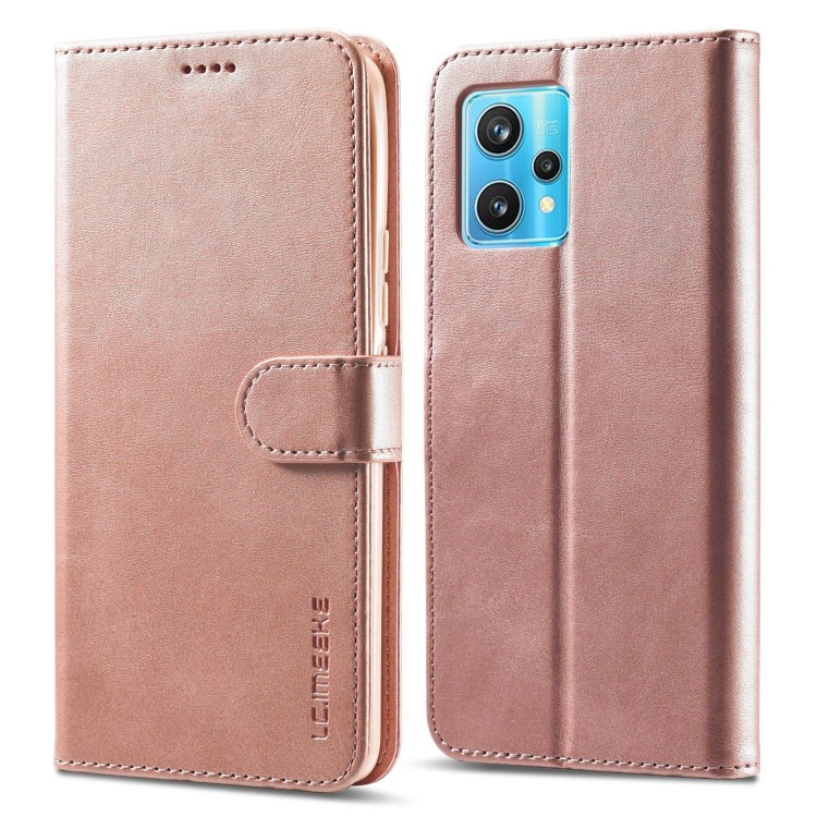 IMEEKE Wallet tok Realme 9 Pro+ / Realme 9 rózsaszín akciós termékkép 1