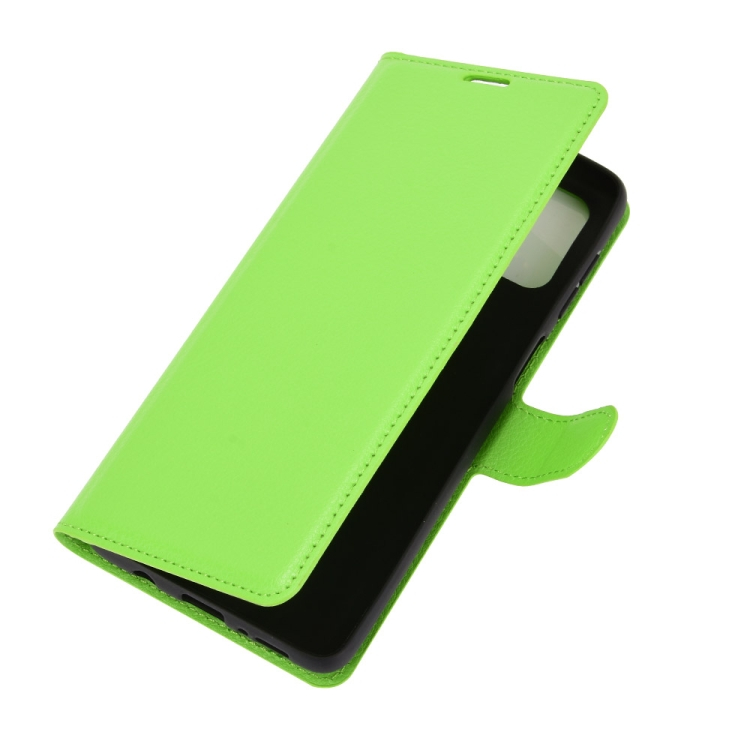 LITCHI Wallet tok Samsung Galaxy M51 zöld termék 2. képe