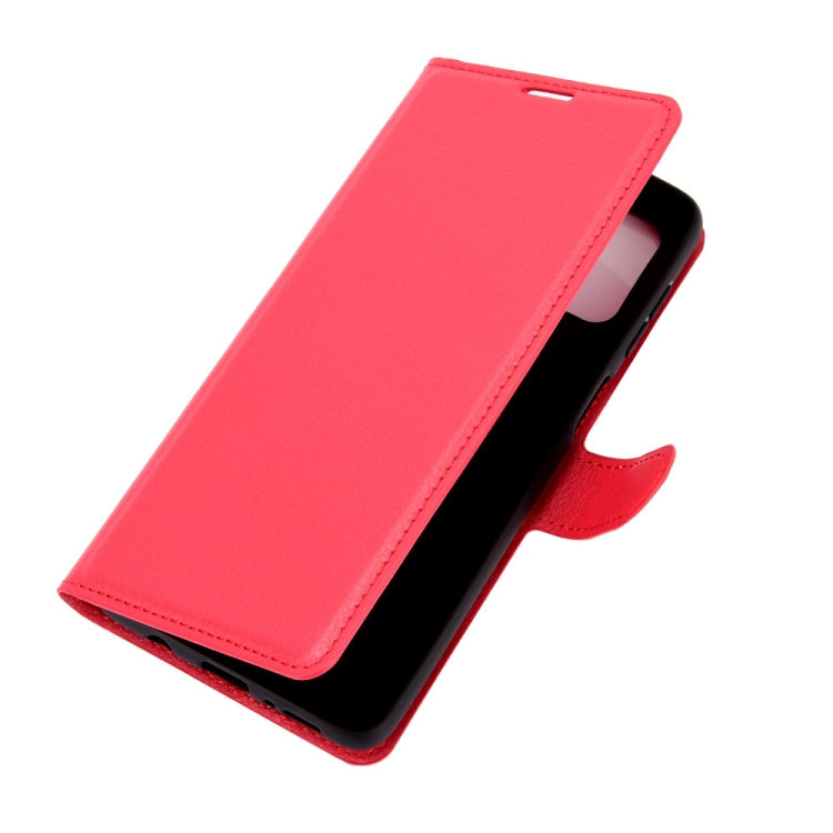 LITCHI Wallet tok Samsung Galaxy M51 piros termék 2. képe