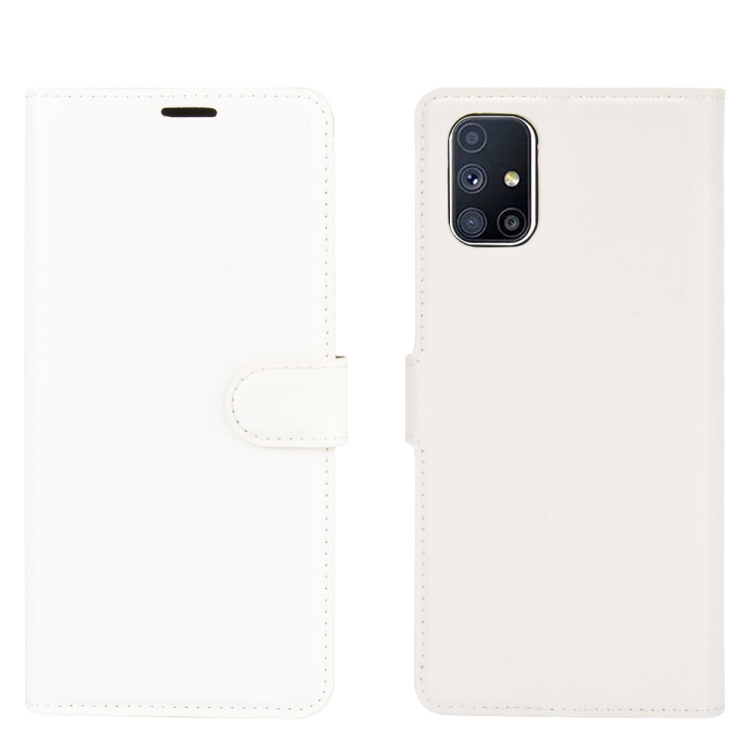 LITCHI Wallet tok Samsung Galaxy M51 fehér akciós termékkép 1