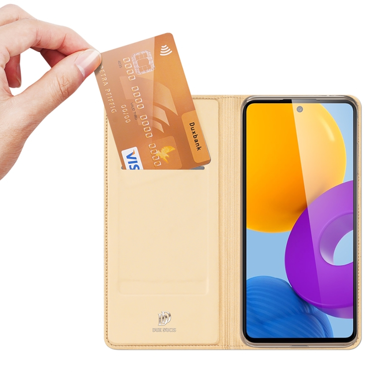 DUX pénztárcavédő Samsung Galaxy M52 5G arany termék 2. képe