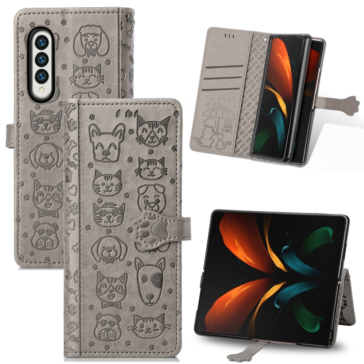 ART Samsung Galaxy Z Fold 3 5G ANIMALS szürke termék 2. képe