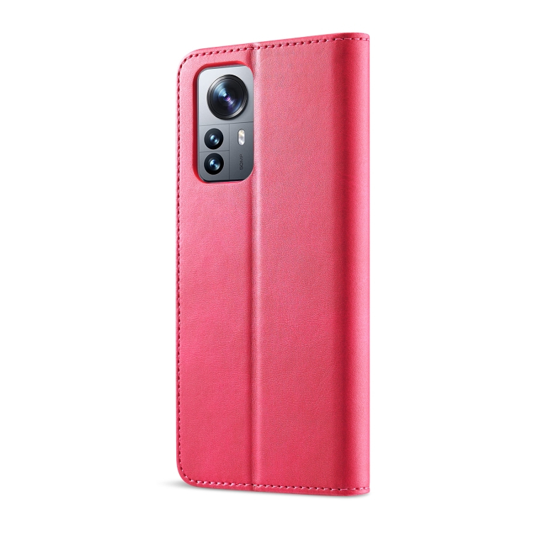 IMEEKE Wallet tok Xiaomi 12 / Xiaomi 12X rózsaszín telefonhoz termék 2. képe