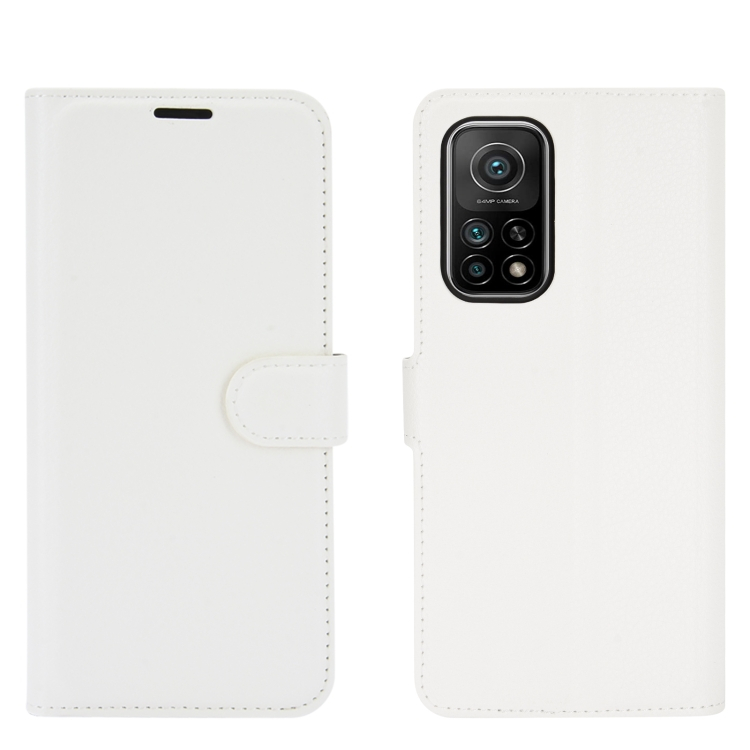 LITCHI Wallet fedél Xiaomi Mi 10T / 10T Mi Pro fehér akciós termékkép 1