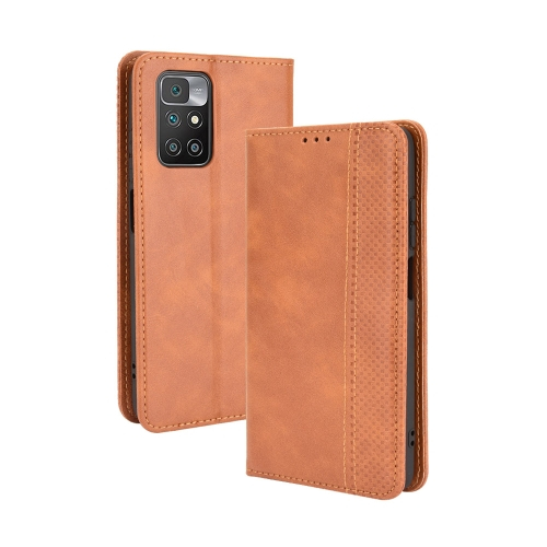 BUSINESS pénztárca huzat Xiaomi Redmi 10 / Redmi 10 2022 barna akciós termékkép 1