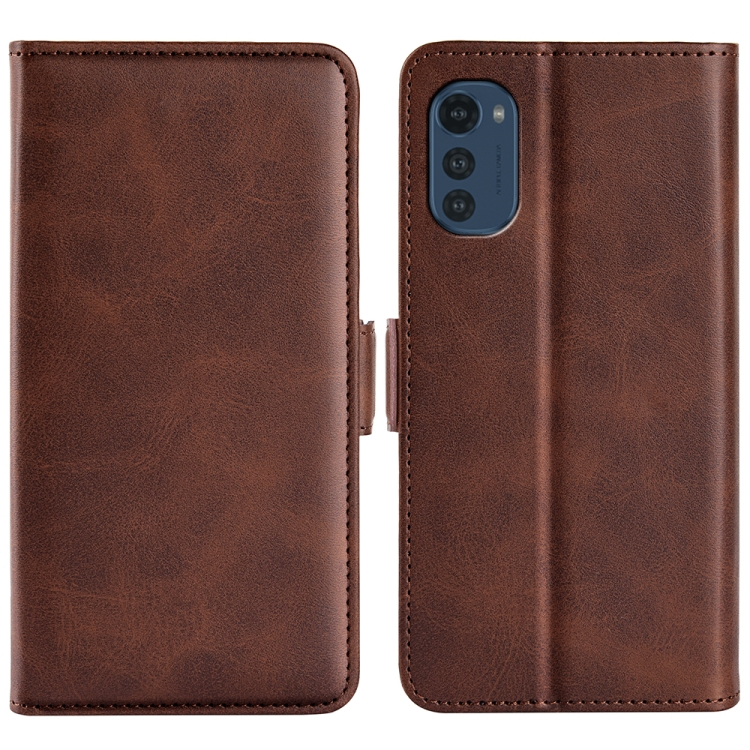 SIDE Wallet tok Motorola Moto E32 / E32s sötétbarna akciós termékkép 1