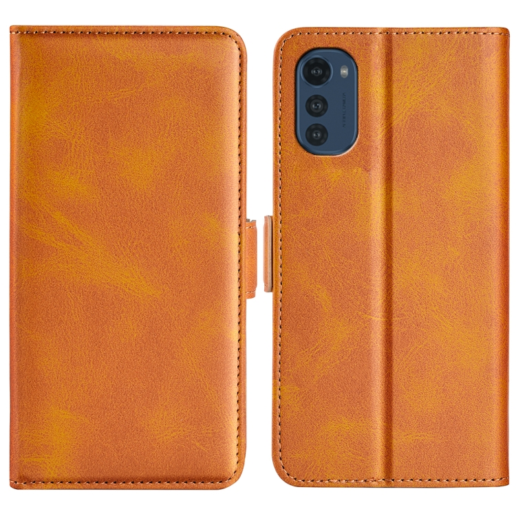 SIDE Wallet tok Motorola Moto E32 / E32s világosbarna akciós termékkép 1