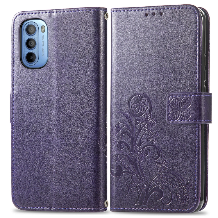 ART pénztárcavédő Motorola Moto G31 / G41 FLOWERS lila akciós termékkép 1