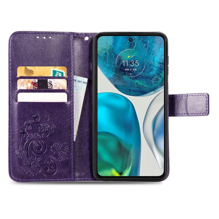 ART Pénztárcavédő Motorola Moto G42 FLOWERS lila termék 2. képe
