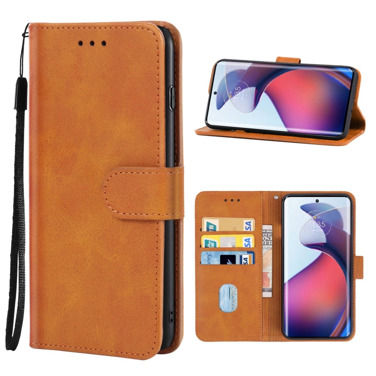 SMOOTH pénztárca tok Motorola Moto G72 barna termék 2. képe