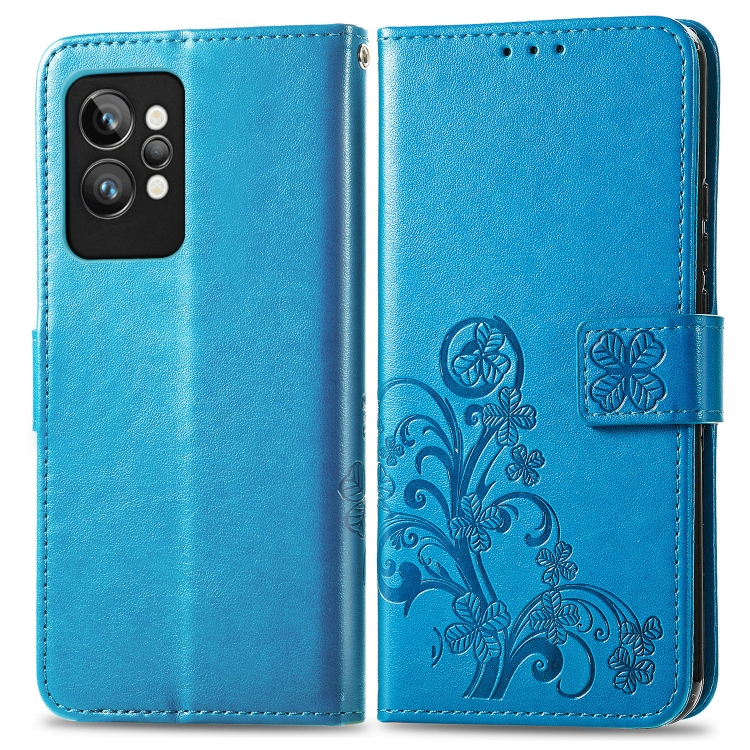 ART Wallet tok Realme GT2 Pro FLOWERS kék akciós termékkép 1