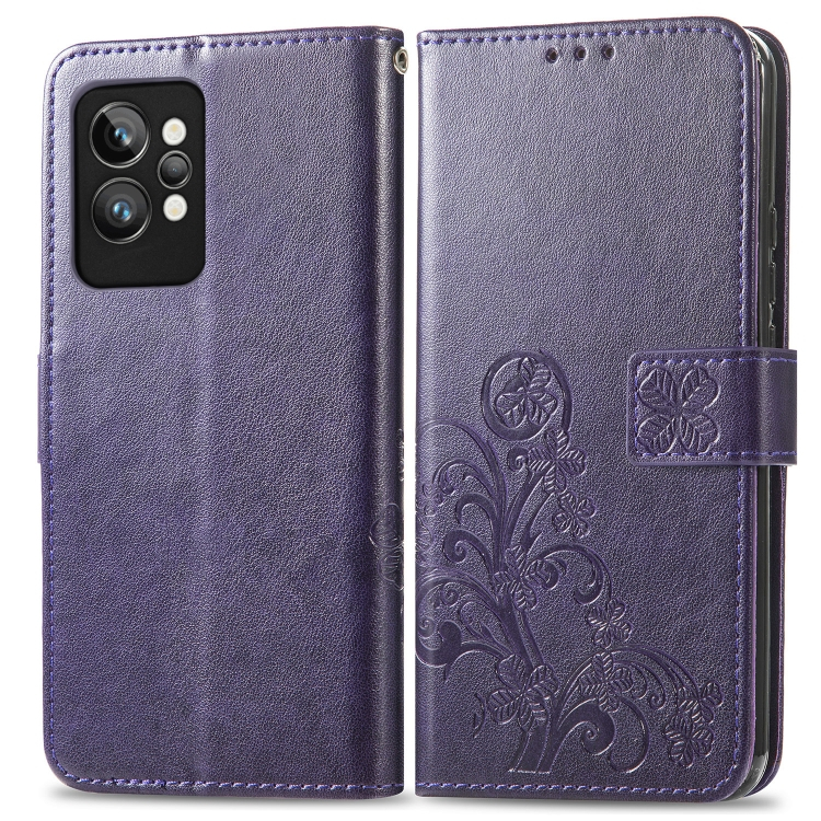 ART pénztárca borító Realme GT2 Pro FLOWERS lila akciós termékkép 1