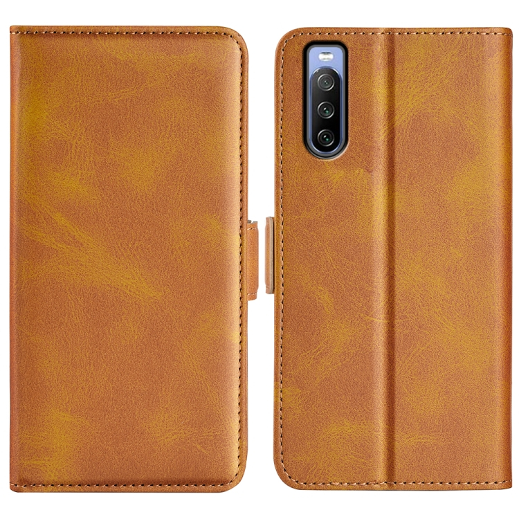 SIDE Wallet tok Sony Xperia 10 IV 5G világosbarna akciós termékkép 1