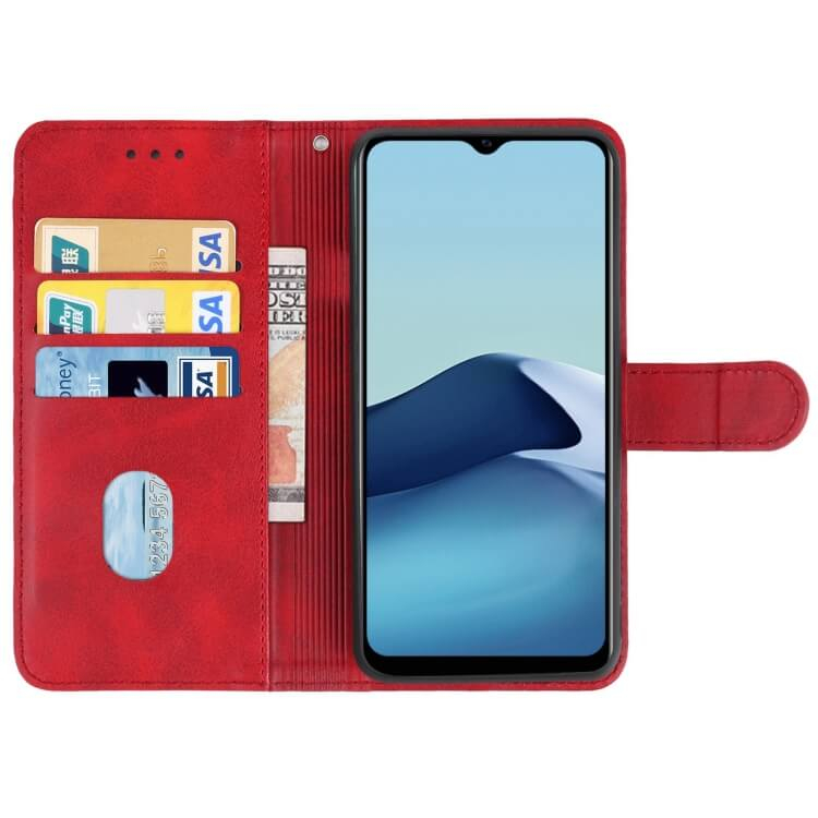 Vivo Y20s piros pénztárca tok termék 2. képe