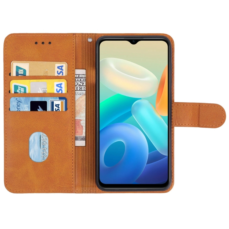SMOOTH pénztárca tok Vivo Y76 5G barna termék 2. képe