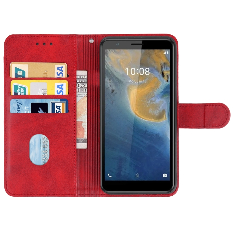 Pénztárca tok ZTE Blade A31 Lite piros termék 2. képe