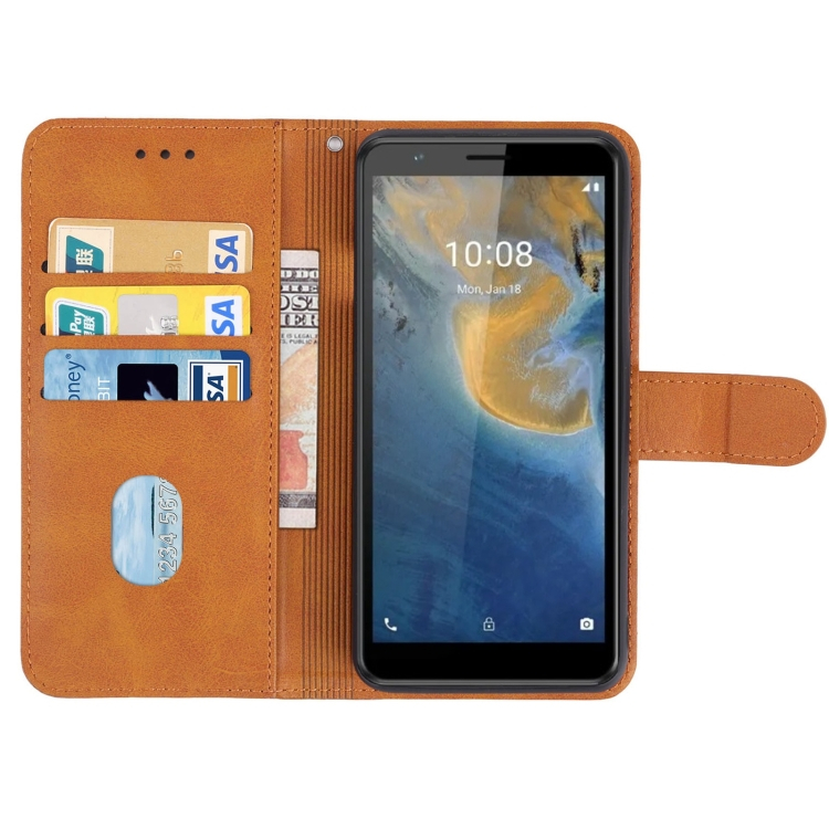 Pénztárca tok ZTE Blade A31 Lite barna termék 2. képe