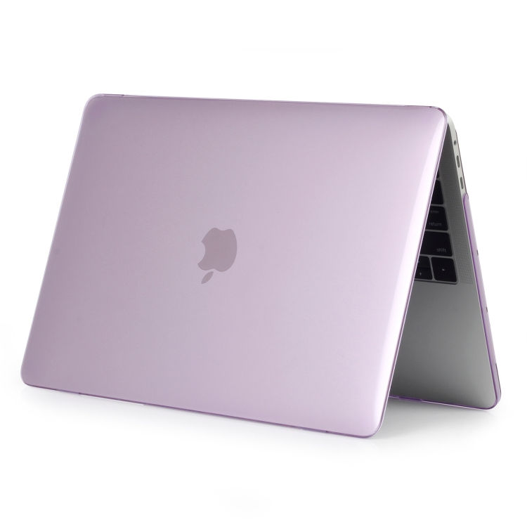 CRYSTAL Műanyag borítás MacBook Airhez 13" A1932 / A2179 / A2337 lila termék 2. képe