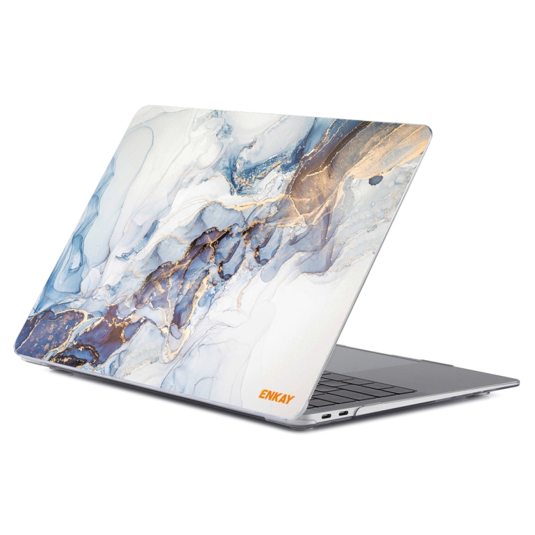 ENKAY MARBLE Puzdro for MacBook Pro 13" A2251 / A2289 / A2338 LIGHT BLUE akciós termékkép 1