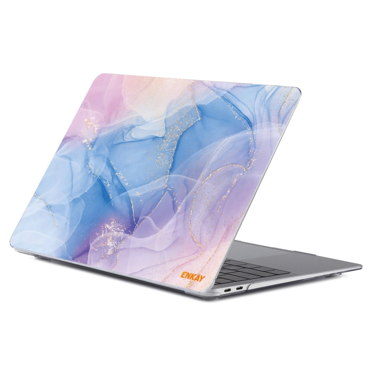 ENKAY MARBLE tok MacBook Pro 13"-hoz A2251 / A2289 / A2338 LILA akciós termékkép 1