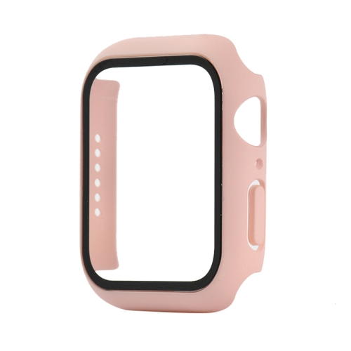 Műanyag borítás védőüveggel Apple Watch 6 / SE / 5/4 (44mm) rózsaszín akciós termékkép 1
