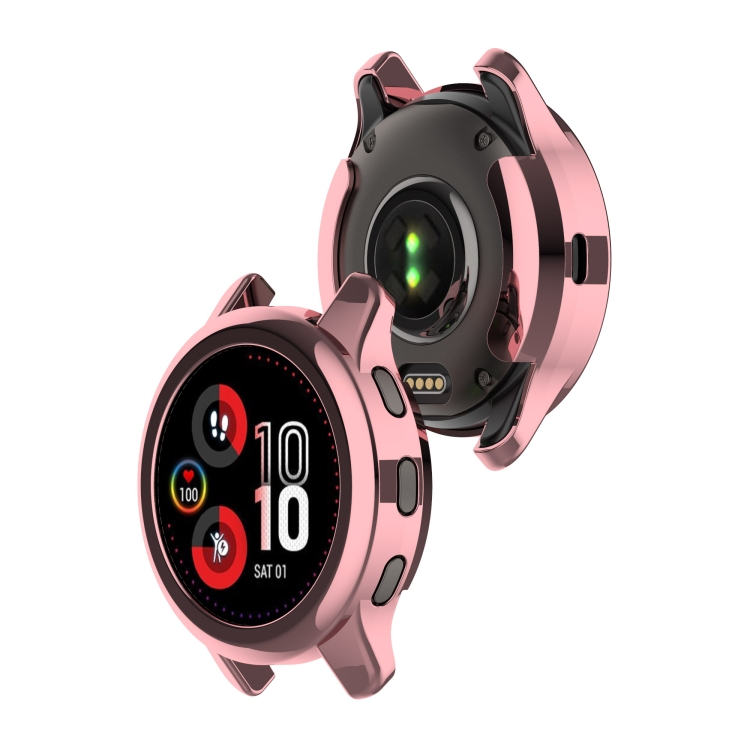 Műanyag borítás védőüveggel Garmin Venu 2 Plus bézshez termék 2. képe