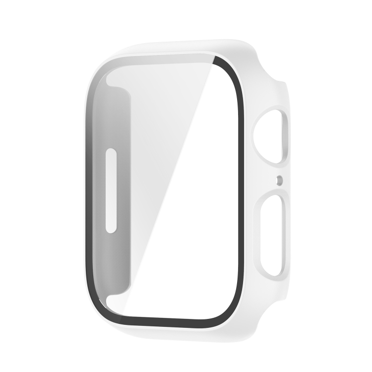 Műanyag tok védőüveggel Apple Watch 7-hez 45mm zöld termék 2. képe