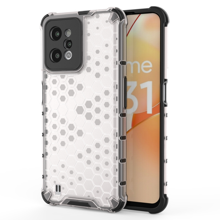 HONEYCOMB Védőhuzat Realme C31 fehér akciós termékkép 1