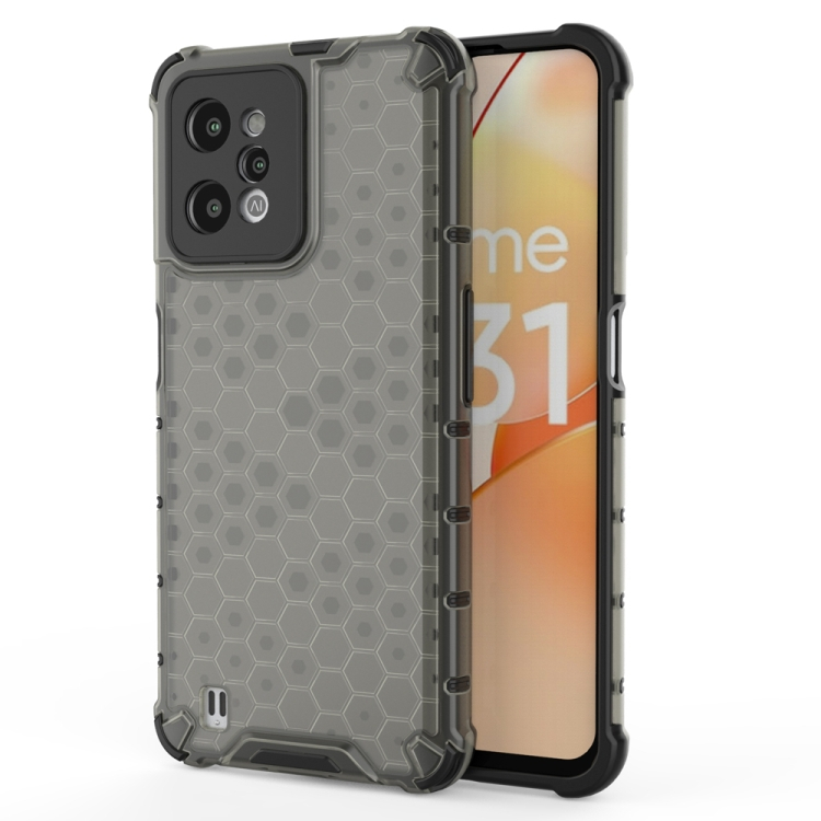 HONEYCOMB Védőhuzat Realme C31 fekete akciós termékkép 1