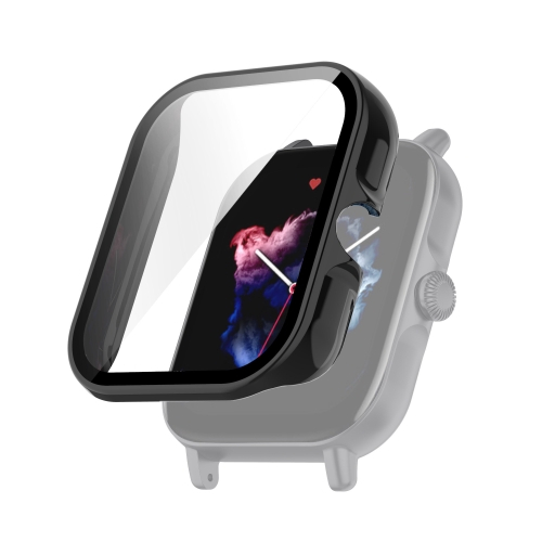 Műanyag tok védőüveggel Xiaomi Amazfit GTS 3 fekete akciós termékkép 1