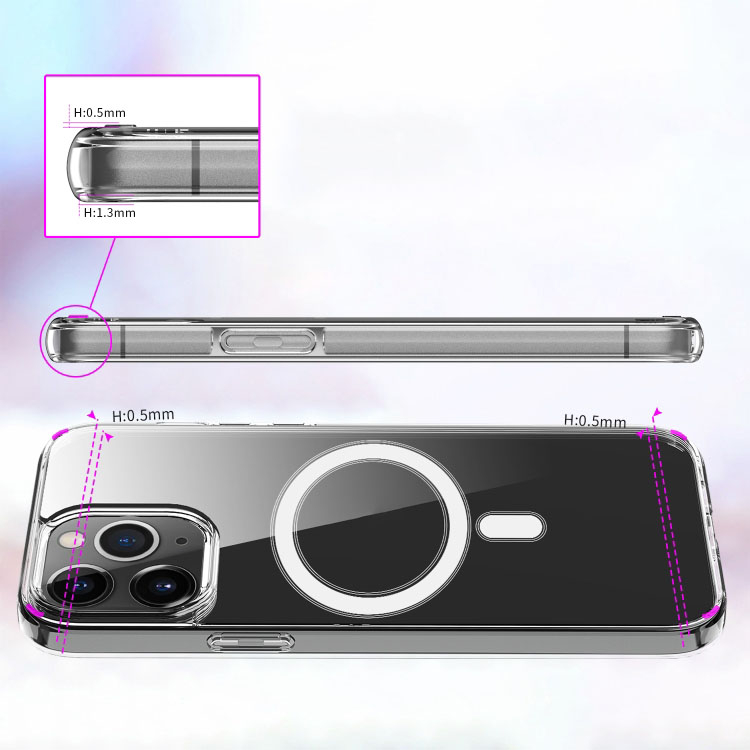 ÁTLÁTSZÓ MAGSAFE Apple iPhone 13 Pro tok, átlátszó termék 2. képe