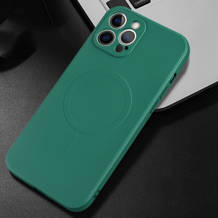 RUBBER MAGSAFE tok Apple iPhone 13 Pro Max sötétzöld termék 2. képe