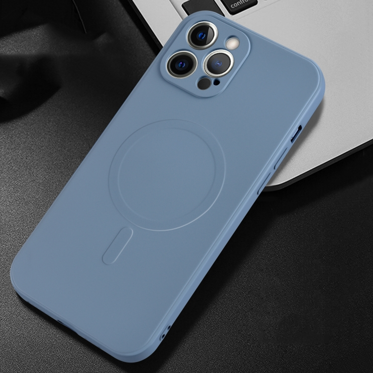 RUBBER MAGSAFE tok Apple iPhone 13 Pro Max világoskék termék 2. képe