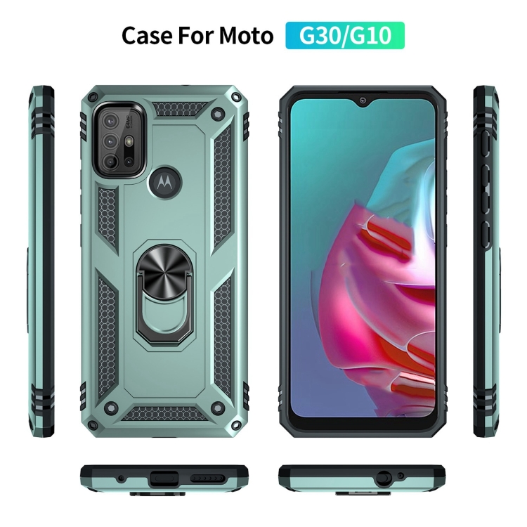 RING Védőburkolat Motorola Moto G10 / G20 / G30 zöld termék 2. képe