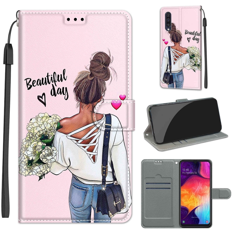 ART Wallet tok Samsung Galaxy A50 GIRL készülékhez termék 2. képe
